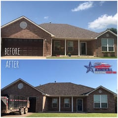 Beautiful after roof replacement by Admiral Custom Roofing in Atoka TN